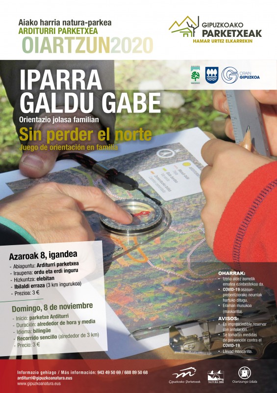  Orientazio jolasa, datorren igandean Arditurrin